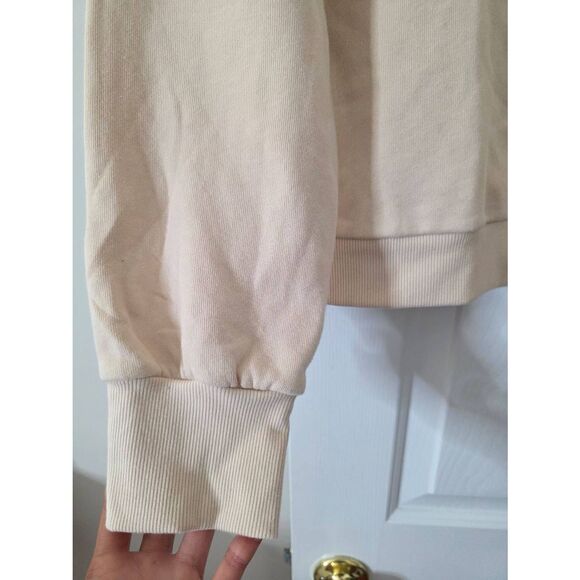 Nation LTD Esther Sweatshirt with Poplin L $225 - Picture 6 of 10